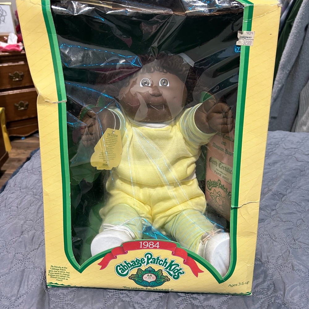 Cabbage Patch Kids Doll in Yellow Outfit
